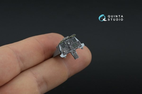 Quinta Studio QDS-48474 A-10C 3D-Printed coloured Interior on decal paper (GWH) (Small version) 1/48