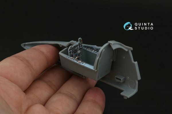 Quinta Studio QD48563 Yak-38 3D-Printed &amp; coloured Interior on decal paper ( HobbyBoss ) 1/48