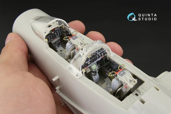 Quinta Studio QD32038 F-4E early/F-4EJ 3D-Printed &amp; coloured Interior on decal paper (for Tamiya kit) 1/32