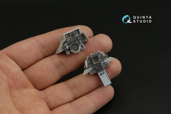Quinta Studio QDS-32098 F-14A 3D-Printed &amp; coloured Interior on decal paper ( Trumpeter ) (Small version) 1/32