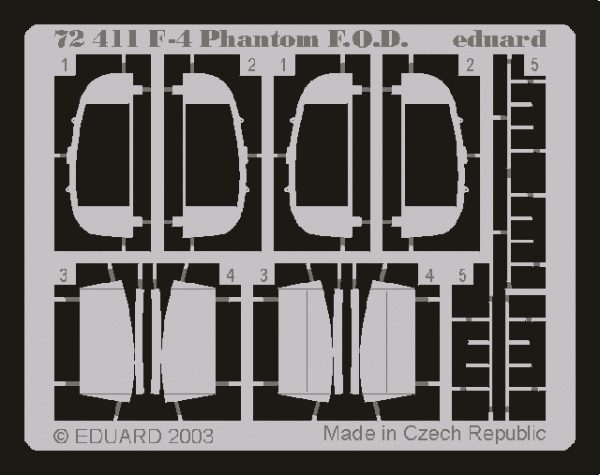 Eduard 72411 F-4 F. O.D. 1/72 HASEGAWA