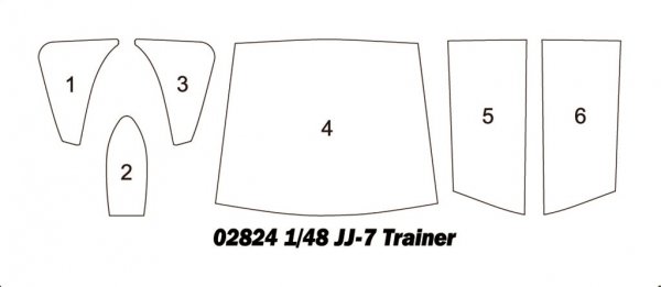 Trumpeter 02824 JJ-7 Trainer 1/48