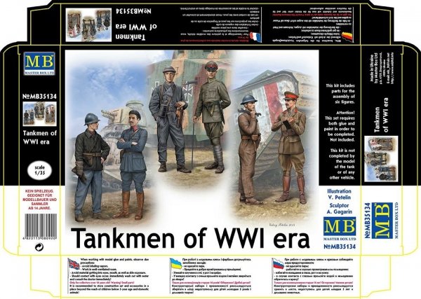 Master Box 35134 Tankmen of WWI era