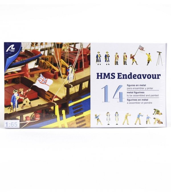 ARTESANIA LATINA 22520F Metalowe Figurki HMS Endeavour - 14 szt. figurek 1/65