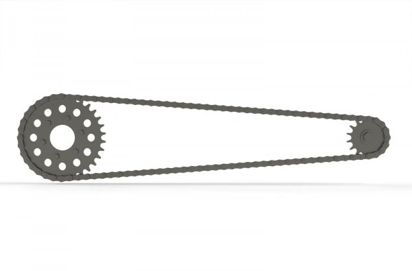 Falcon Scale Models FSM005 Ducati HM Replica - chain for Tamiya 14019 1/12