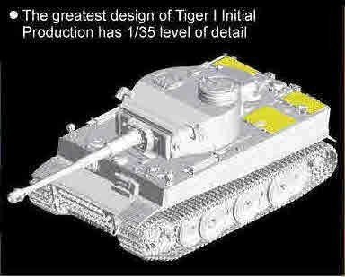 Dragon 7376 Tiger I, Initial Production s.Pz.Abt.502 Leningrad Region 1942/43 (1:72)