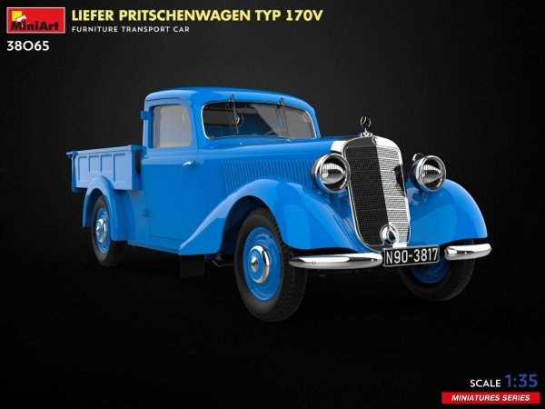 MiniArt 38065 LIEFER PRITSCHENWAGEN TYP 170V. FURNITURE TRANSPORT CAR 1/35