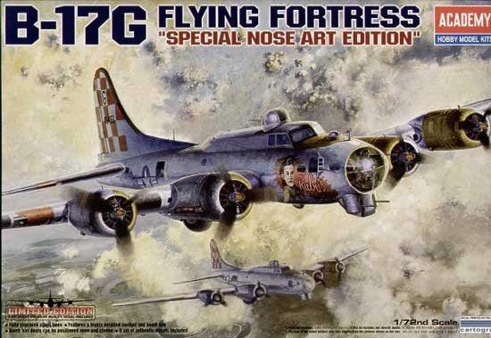 Academy 12414 B-17G Flying Fortress Special Nose Art Edition 1/72
