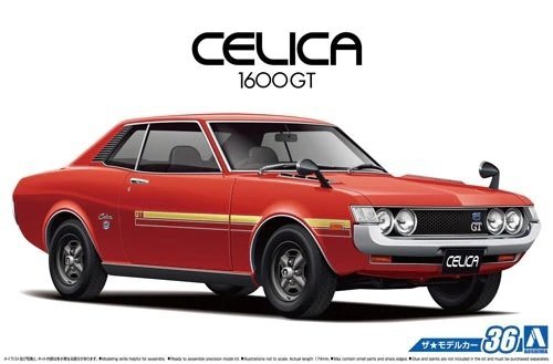 Aoshima 05318 Toyota TA22 Celica 1600GT '72 1/24