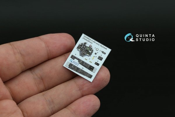 Quinta Studio QD48626 A-4M Skyhawk 3D-Printed &amp; coloured Interior on decal paper ( Hobby Boss ) 1/48