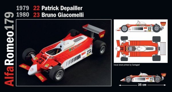 Italeri 4704 ALFA ROMEO 179 - 179C (1:12)