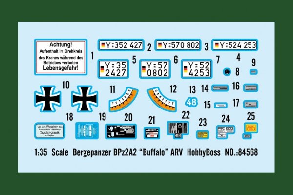 Hobby Boss 84568 Bergepanzer BPz2A2 Buffalo ARV 1/35