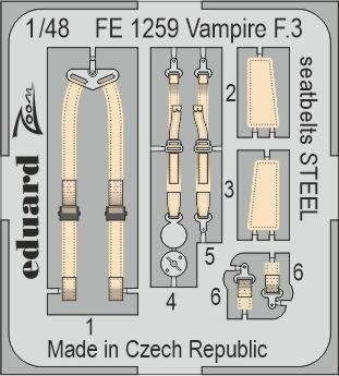 Eduard BIG49328 Vampire F.3 AIR 1/48