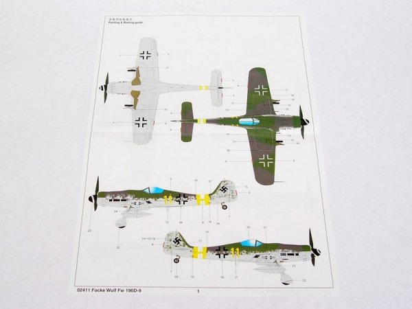 Trumpeter 02411 Focke-wulf Fw190 D-9 (1:24)