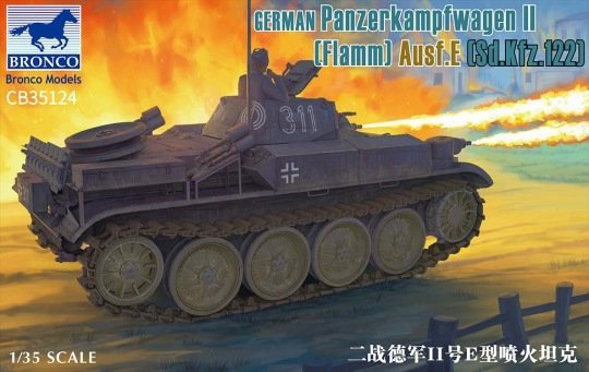 Bronco CB35124 German Panzerkampfwagen II (Flamm) Ausf.E (1:35)