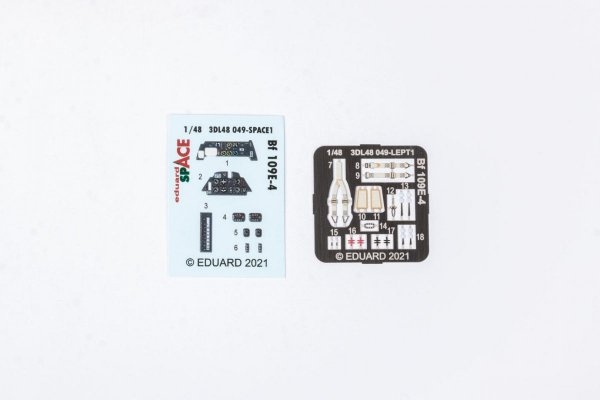 Eduard 3DL48049 Bf 109E-4 SPACE EDUARD 1/48