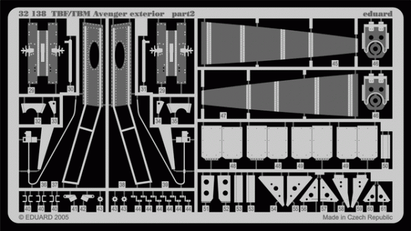 Eduard 32138 TBF/ TBM exterior 1/32 TRUMPETER
