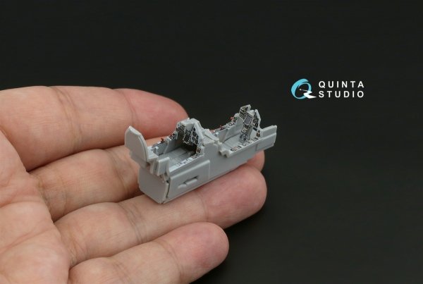 Quinta Studio QD72255 Mirage 2000B 3D-Printed &amp; coloured Interior on decal paper (Modelsvit) 1/72