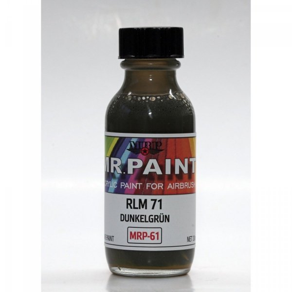 MR. Paint MRP-061 RLM 71 Dunkelgrun WWII German 30ml