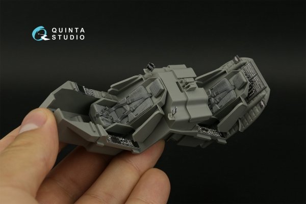 Quinta Studio QD35104 AH-64DI Saraf 3D-Printed &amp; coloured Interior on decal paper (Takom) 1/35