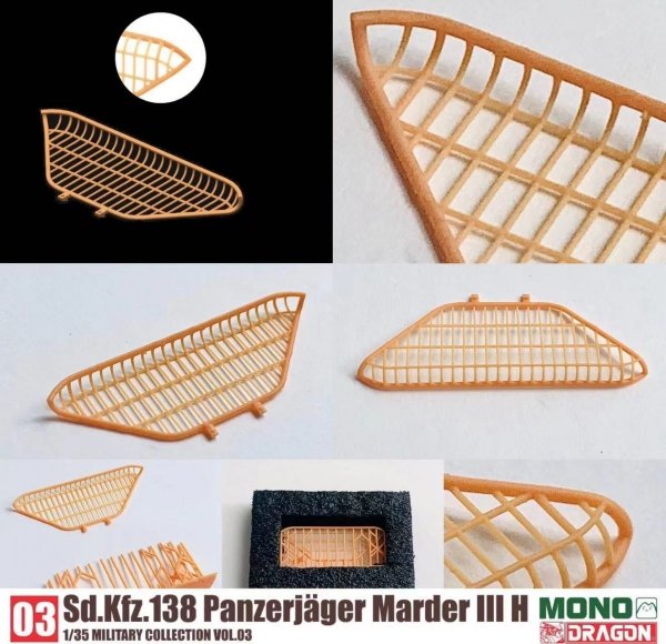 Dragon MD003 Sd.Kfz.138 Panzerjager MARDER III H w/Interior 1/35