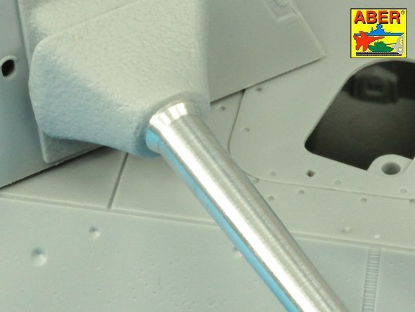 Aber 35L-167 German 7,5cmKwK42L/70 gun barrel without muzzle brake for Panther Ausf. A/D/G or Panther II (1:35)