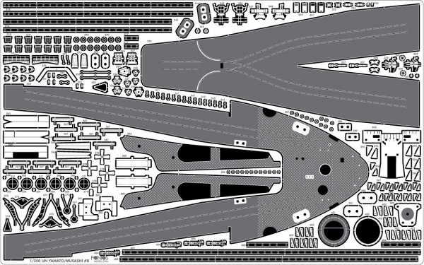 Pontos 37003F1 IJN Yamato Detail Up Set Advanced (1:350)