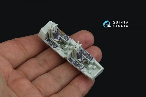 Quinta Studio QD72110 F-15E 3D-Printed &amp; coloured Interior on decal paper (Revell) 1/72