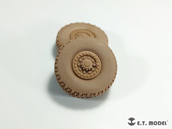 E.T. Model P35-127 Modern U.S. M142 High Mobility Artillery Rocket System（HIMARS）Sagged Wheels for Trumpeter kit 1/35