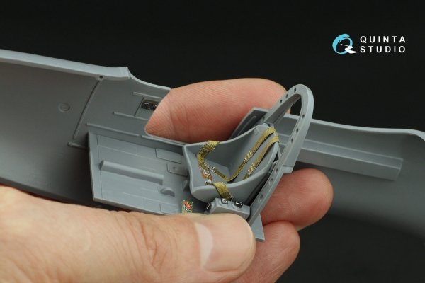 Quinta Studio QD32225 P-39N/Q Airacobra interior 3D-Printed coloured Interior on decal paper (Special Hobby) 1/32
