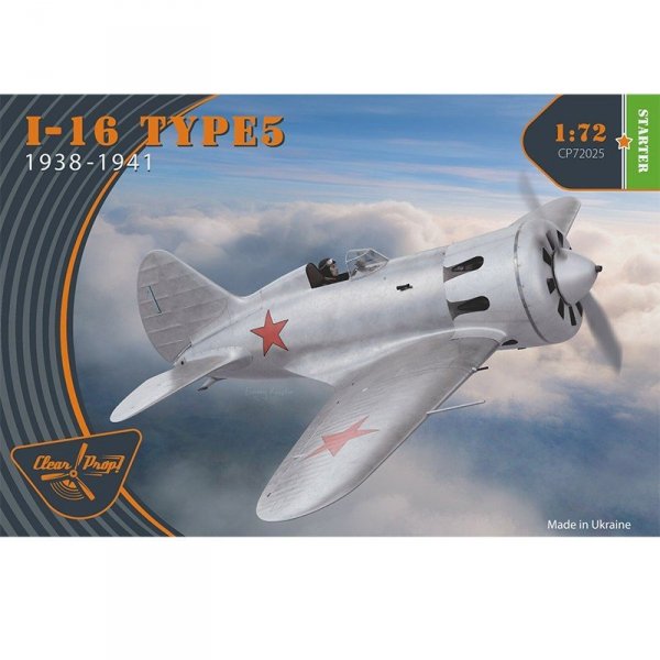 Clear Prop! CP72025 I-16 Type 5 (1938-1941) STARTER KIT 1/72