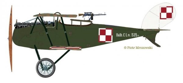 Mirage-Hobby 481403 HALBERSTADT CL.IV Wojna Polsko-Sowiecka / Siły okupacyjne RAF 1919 1/48