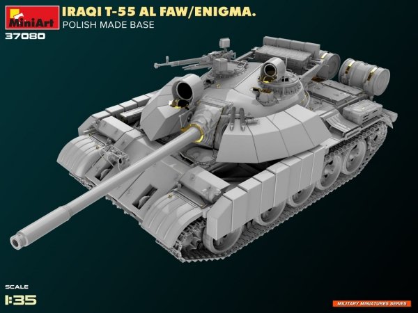 Mini Art 37080 Iraqi T-55 Al Faw / Enigma Polish Made Base 1/35