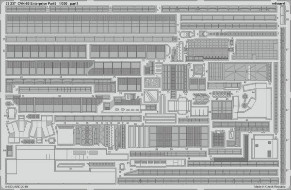 Eduard 53237 CVN-65 Enterprise pt.5 1/350 TAMIYA