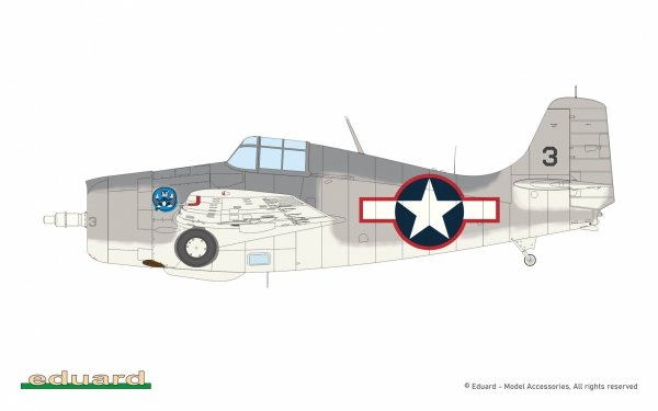 Eduard 84204 F4F-4 Wildcat Late - The Weekend Edition 1/48