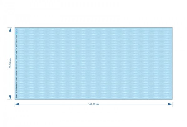 Quinta Studio QRV-018 Single riveting rows (rivet size 0.25 mm, gap 1.0 mm, suits 1/24 scale), White color, total length 5,8 m/19 ft