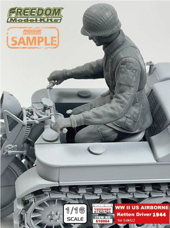Freedom 16004 SDKFZ-2 Capfured by US Army WW2 1/16