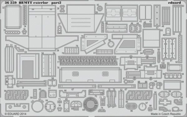 Eduard 36259 HEMTT exterior ITALERI 1/35