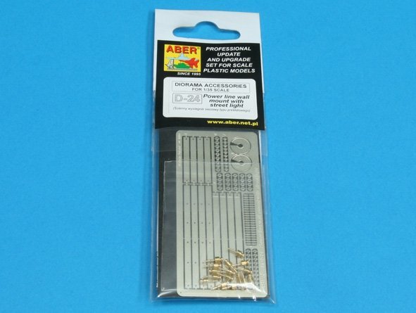 Aber 35D24 Power line wall mount with street light (1:35)