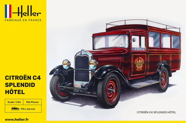 Heller 80713 Citroën C4 Splendid Hôtel 1/24