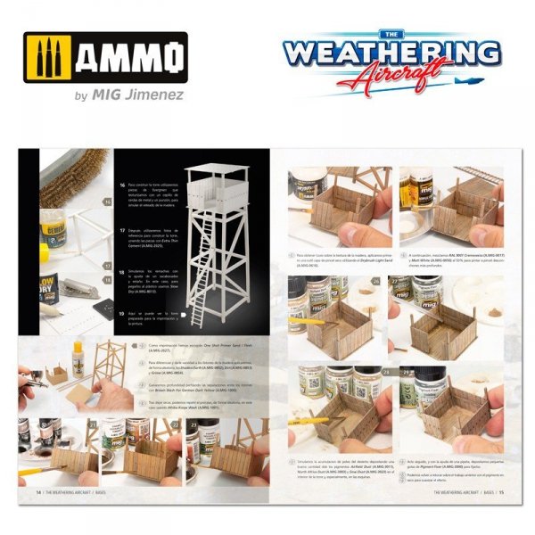 Ammo of Mig 5221 THE WEATHERING AIRCRAFT 21 – Bases (English)