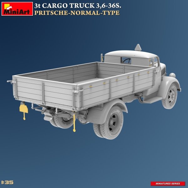 MiniArt 38079 3t CARGO TRUCK 3,6-36S. PRITSCHE-NORMAL-TYPE 1/35