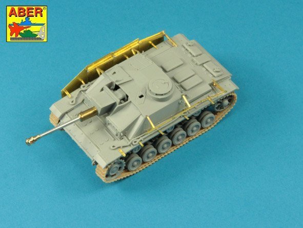 Aber 72L-65 German StuK.40 L/48 7,5 cm Bartel with middle model muzzle brake for StuG. III Ausf.G late &amp; StuG. IV - early (1:72)