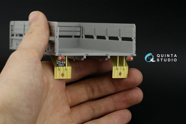 Quinta Studio QD35019 Ural-4320 3D-Printed &amp; coloured Interior on decal paper ( Trumpeter ) 1/35