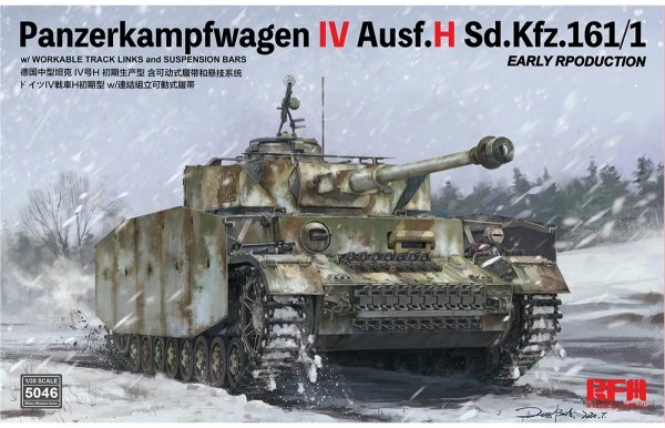 Rye Field Model 5046 Panzerkampfwagen IV Ausf.H Sd.Kfz.161/1 EARLY RPODUCTION 1/35
