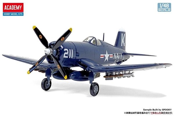 Academy 12353 Vought F4U-4 Corsair - Battle of Jangjin Reservoir 1/48