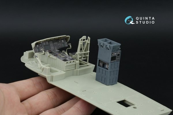 Quinta Studio QD+35169 SH-60F Seahawk 3D-Printed &amp; coloured Interior on decal paper (Kitty Hawk) (with 3D-printed resin parts) 1/35