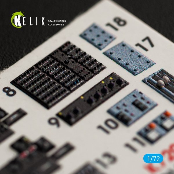 KELIK K72042 OV-10A &quot;BRONCO&quot; INTERIOR 3D DECALS FOR ICM KIT 1/72