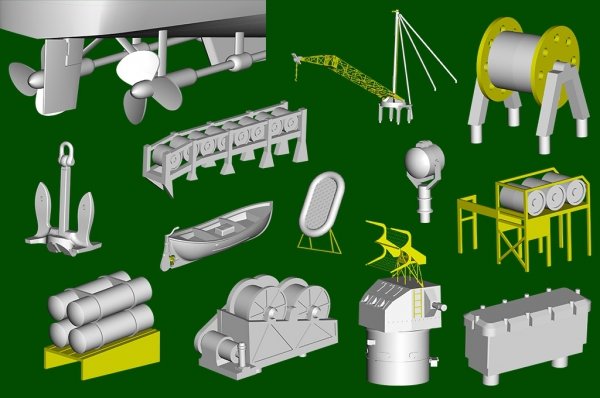 Trumpeter 03722 USS Stevens DD-479 1/200