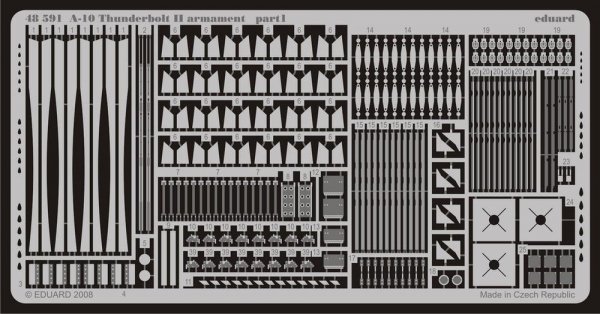 Eduard 48591 A-10 armament 1/48  (HOBBY BOSS)